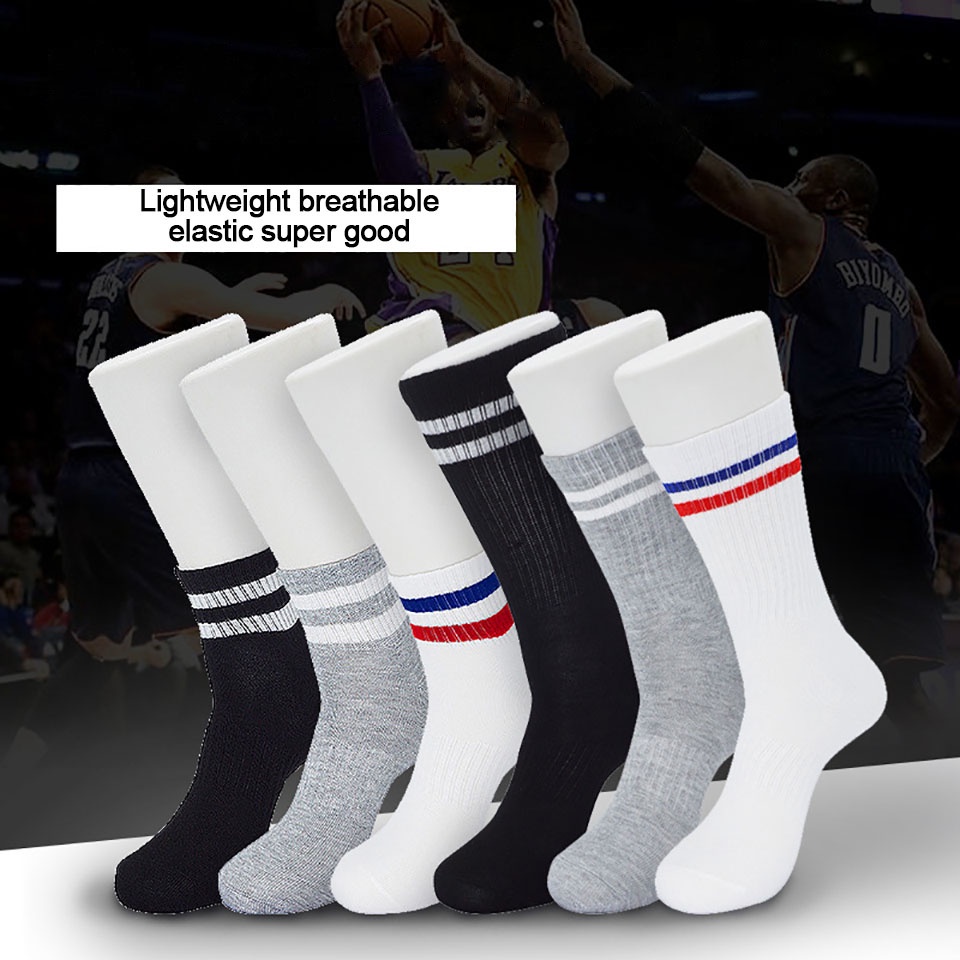 Vớ Bóng Rổ Mềm Mại Thoải Mái 3D Vừa Vặn Thoáng Khí Chống Trượt Cho Người Lớn