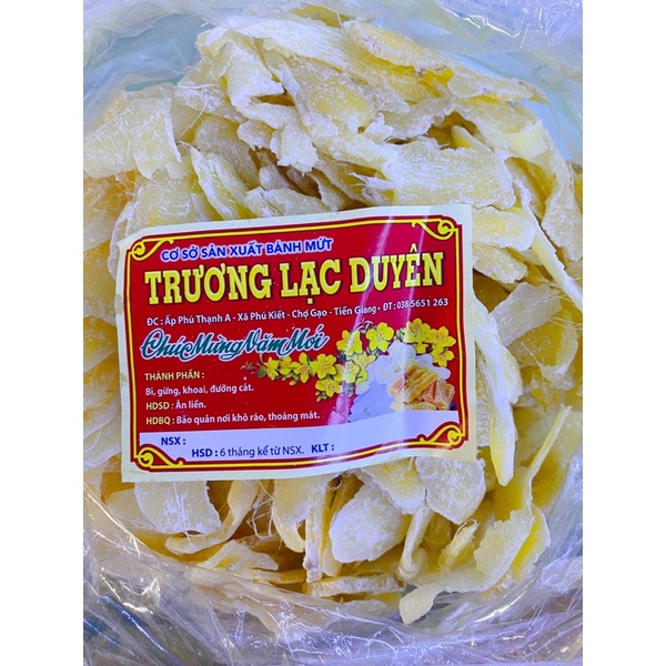 1kg Mứt Gừng TRƯƠNG LẠC DUYÊN
