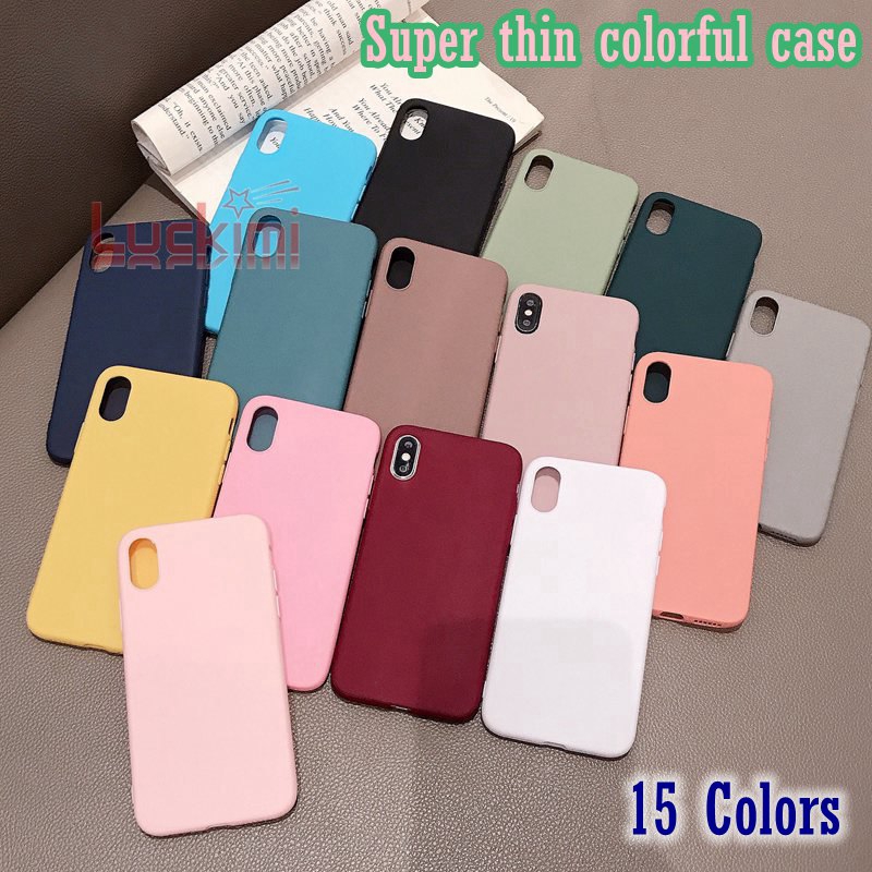 VIVO V5/V5S/V5 Plus/V5 Lite/X9/X9S/X9 Plus Candy Color Matte Soft Case