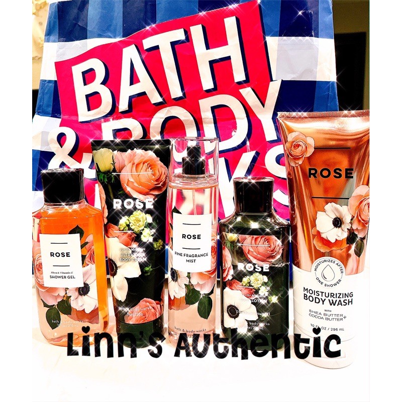 BILL BỘ ROSE BATH &amp; BODY WORKS  USA