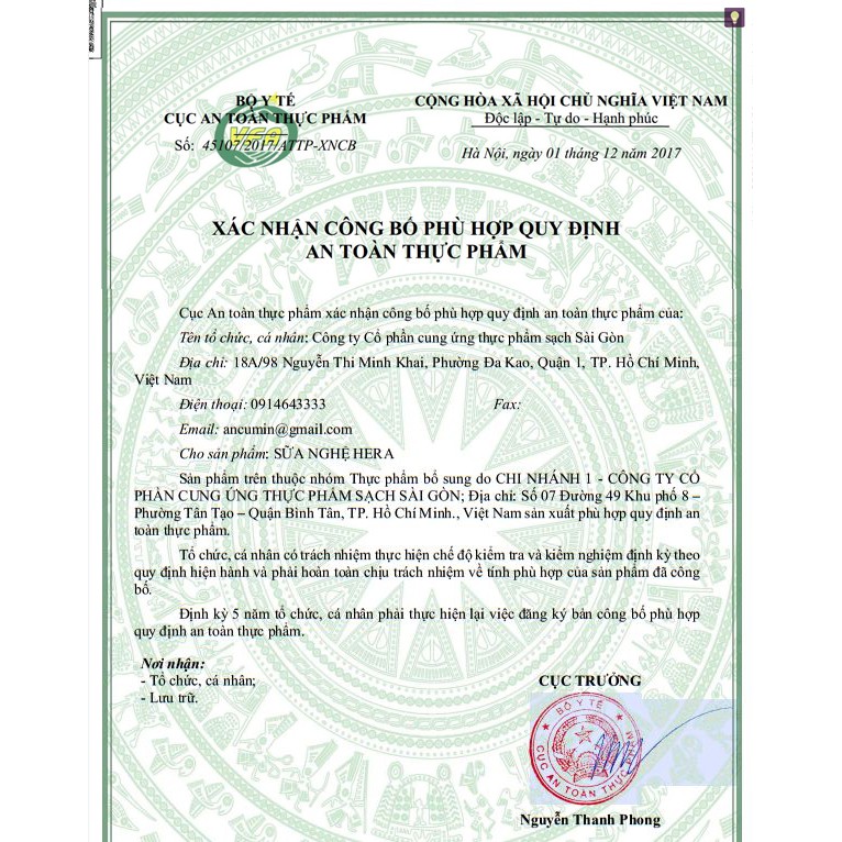 (NPP) Sữa Nghệ Hera 500g | Thế Giới Skin Care