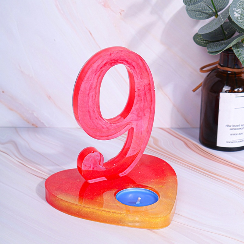 Khuôn Silicone Làm Đế Nến Thủ Công Hình Số 1-10