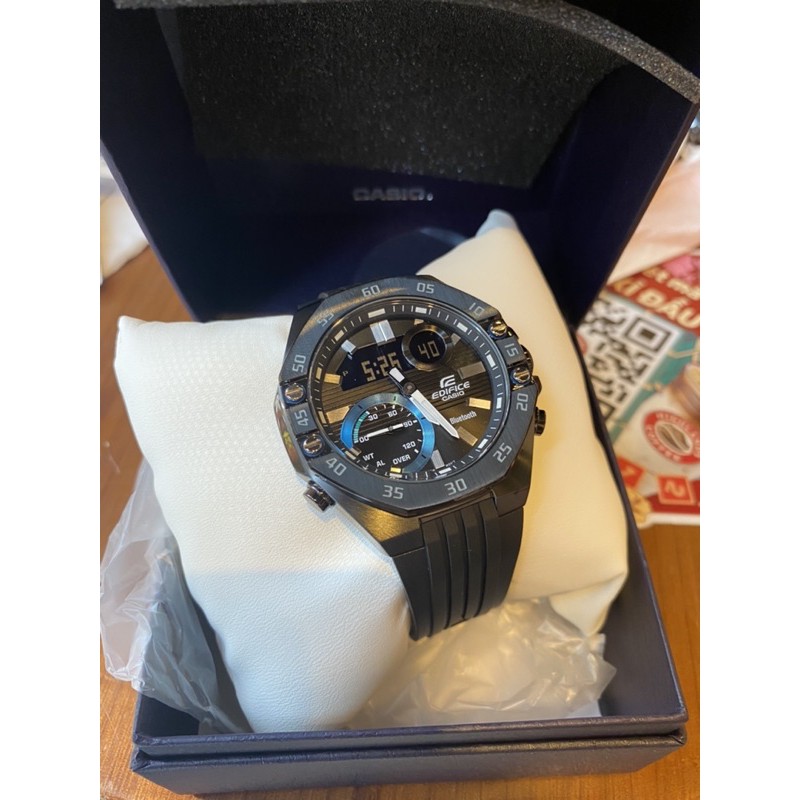 Đồng hồ nam Casio Edifice ECB-10PB - Kích thước vỏ : 51×48,5×12,5mm