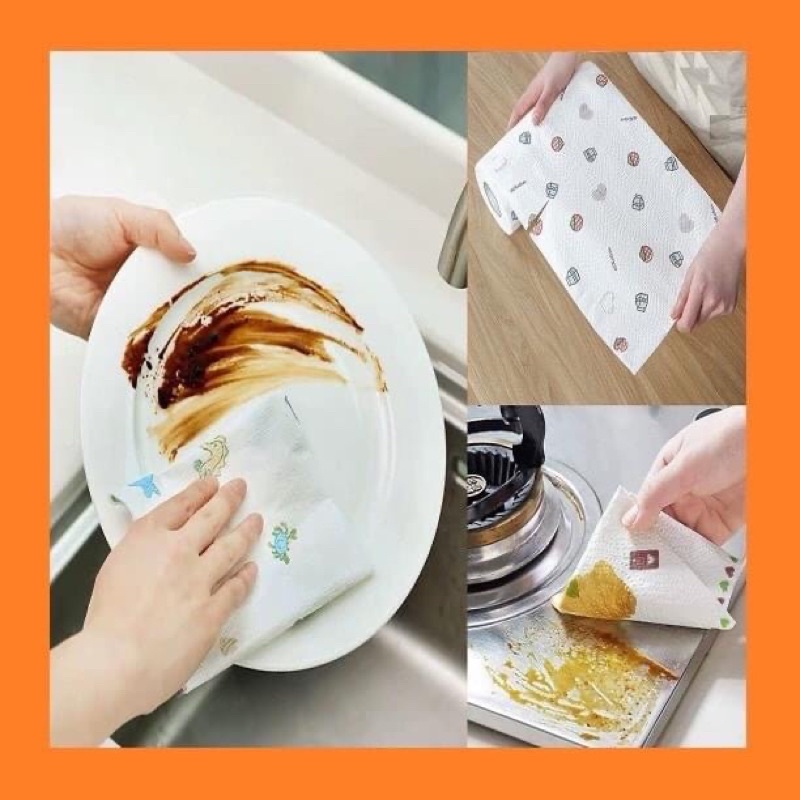 Cuộn giấy lau nhà bếp đa năng siêu dai tái sử dụng