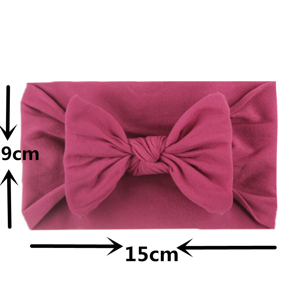 Băng Đô Nơ nylon Mềm Mại Thoải Mái Cho Bé Gái 0943