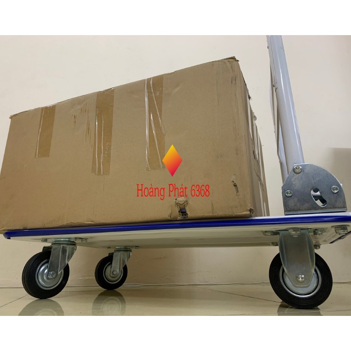 [ Free Ship ] XE ĐẨY KÉO HÀNG GẤP GỌN 4 BÁNH TẢI TRỌNG 100kg 150kg 300kg, TAY ĐÂY GẤP GỌN. BH 2 NĂM