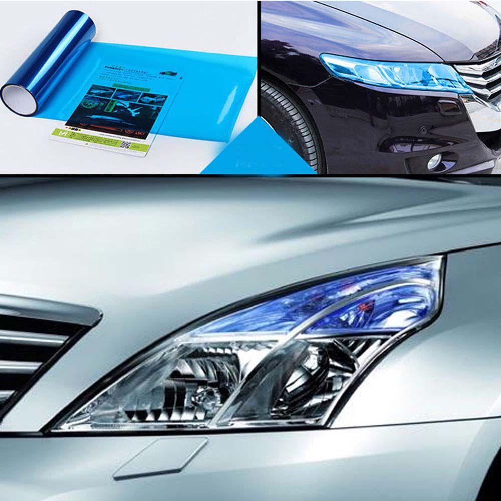 Phim Dán Đèn Pha Xe Hơi Bằng PVC Bóng Trong Suốt