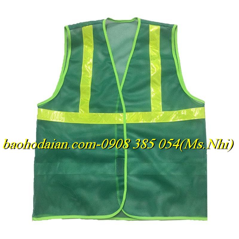 Áo lưới Phản Quang kiểu dán vải lưới thoát mát thấm hút mồ hôi- Hình thật