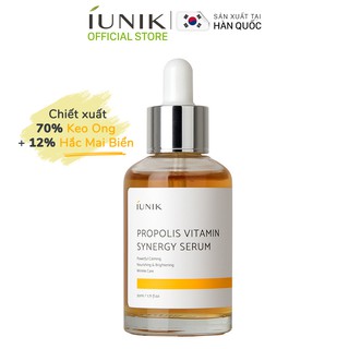 Tinh chất keo ong dưỡng ẩm và tái tạo da IUNIK Propolis Vitamin Synergy Serum 50ml