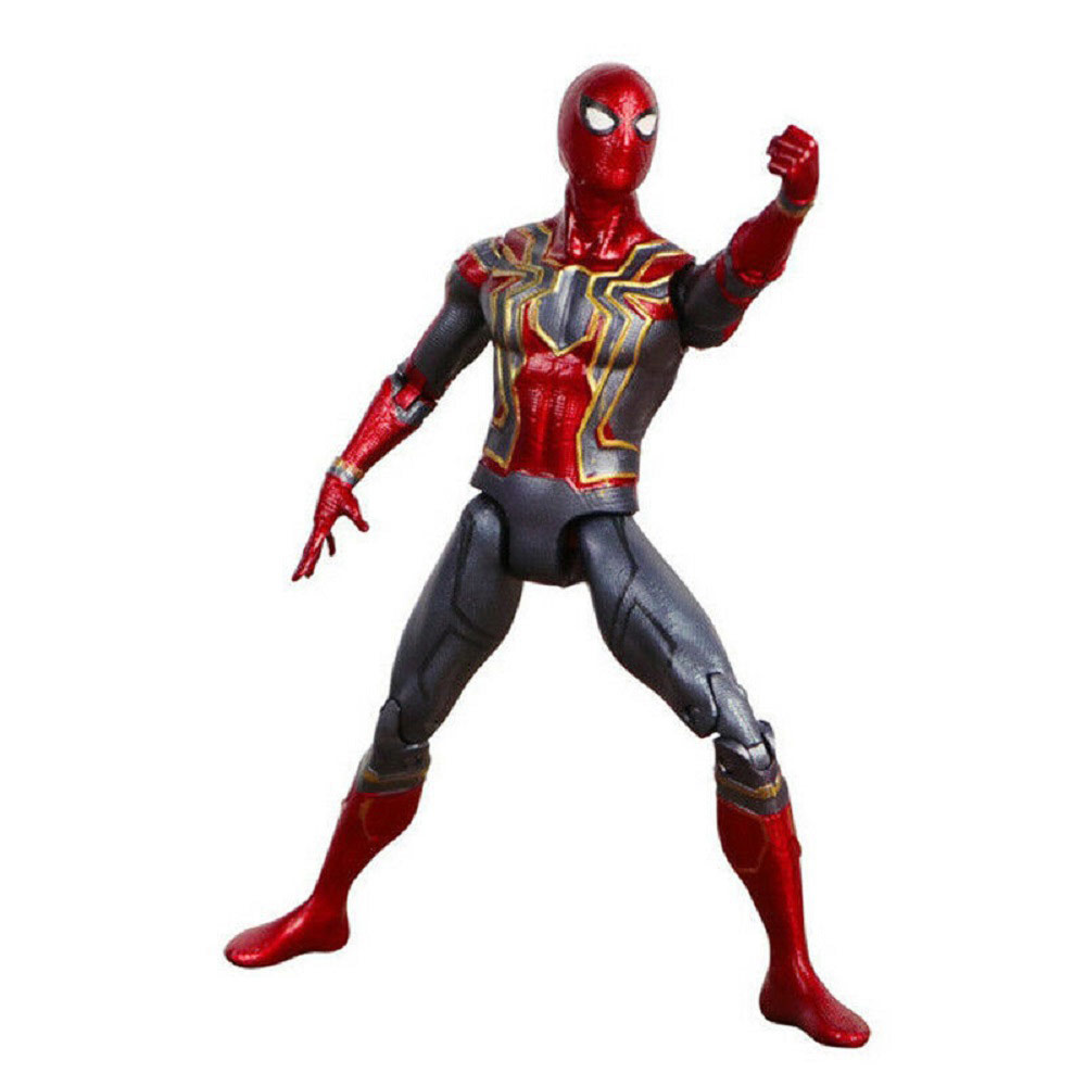 Details about  Avengers 3 Infinity War Iron Spiderman 6" Spider-Man Action Figure Toys Gifts UK