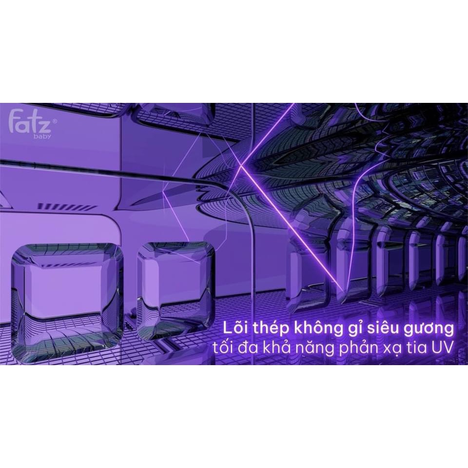 MÁY TIỆT TRÙNG SẤY KHÔ UVC - LED FATZ BABY - 19L - KING 2 - FB4799BT