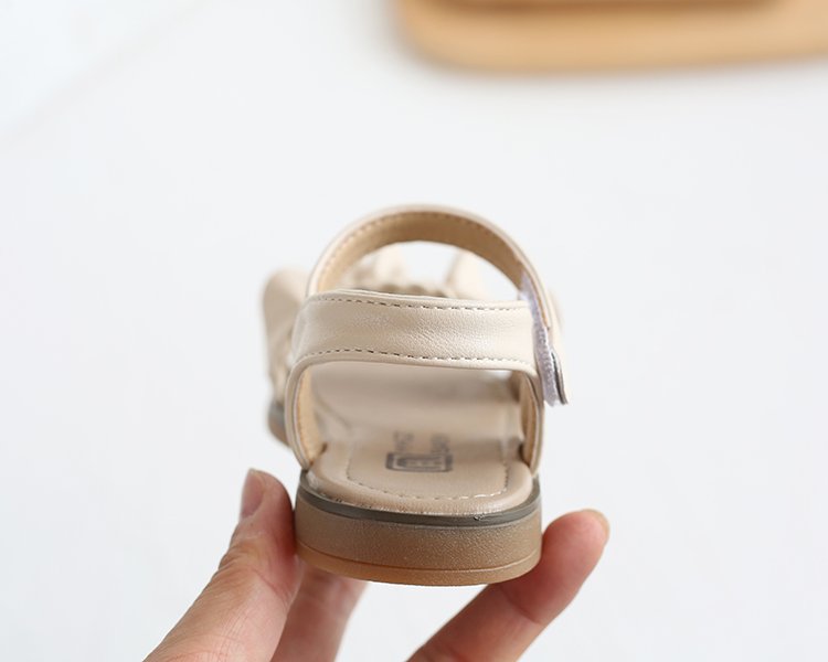 Giày Sandal Quai Dán Phong Cách Công Chúa Cho Bé Gái 1-8 Tuổi