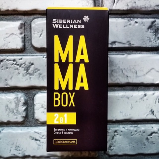 Viên uống bổ sung vitamin, khoáng chất cho phụ nữ mang thai và cho con bú  Mama Box- Siberi Nga