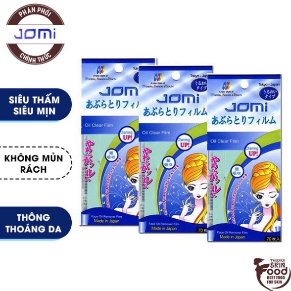 SIÊU SALE Phim Thấm Dầu Jomi Oil Clear Film (70 Tờ) | BigBuy360 - bigbuy360.vn