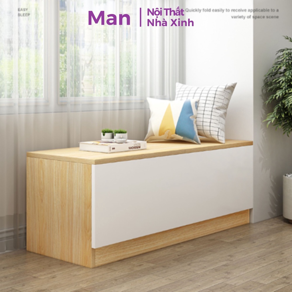 Tủ để đồ, kệ để đồ lưu trữ bảo quản đồ đạc kết hợp ghế ngồi tiện lợi s smart - gp131 thích hợp cho không gian nhỏ