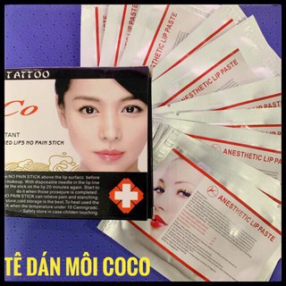 10 Miếng dán môi Coco hàng chuẩn