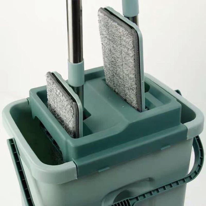 Bộ cây lau nhà ,chổi lau nhà thông minh tự vắt TẶNG  Kèm 2 miếng lau siêu sạch