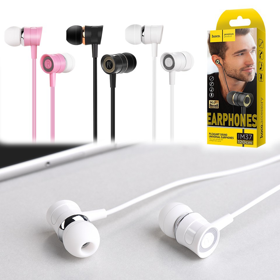Tai Nghe điện thoại kèm Mic Hoco M37 -BH 12 tháng 1 đổi 1