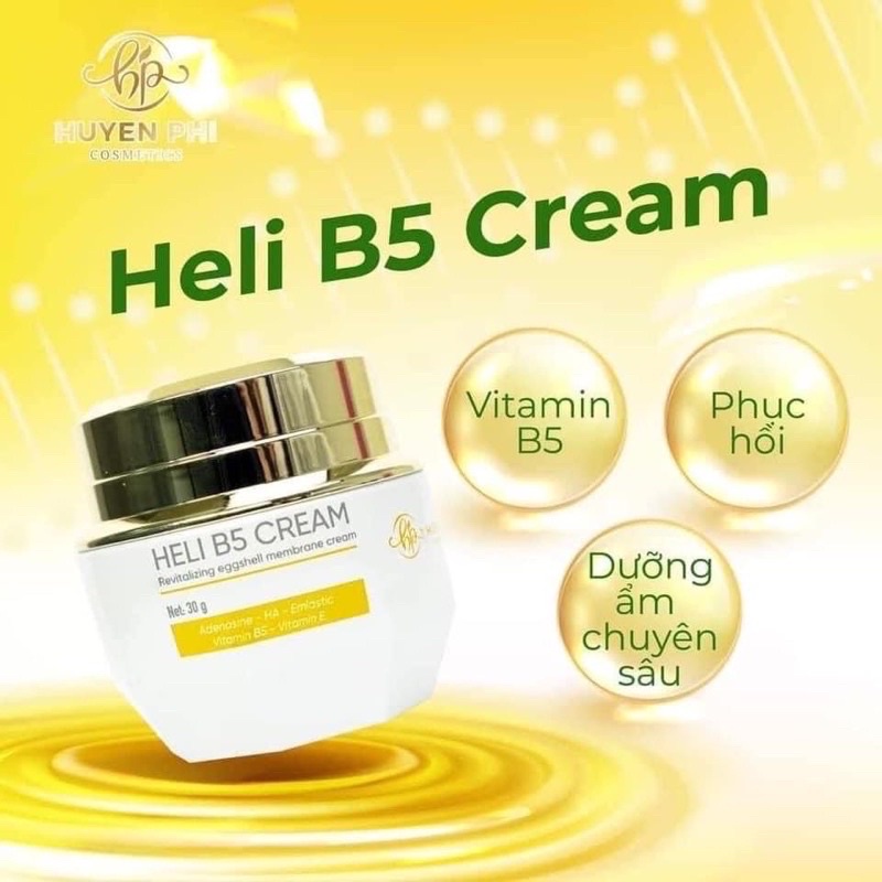Kem dưỡng da ban đêm HeLi B5 30g phục hồi da tổn thương