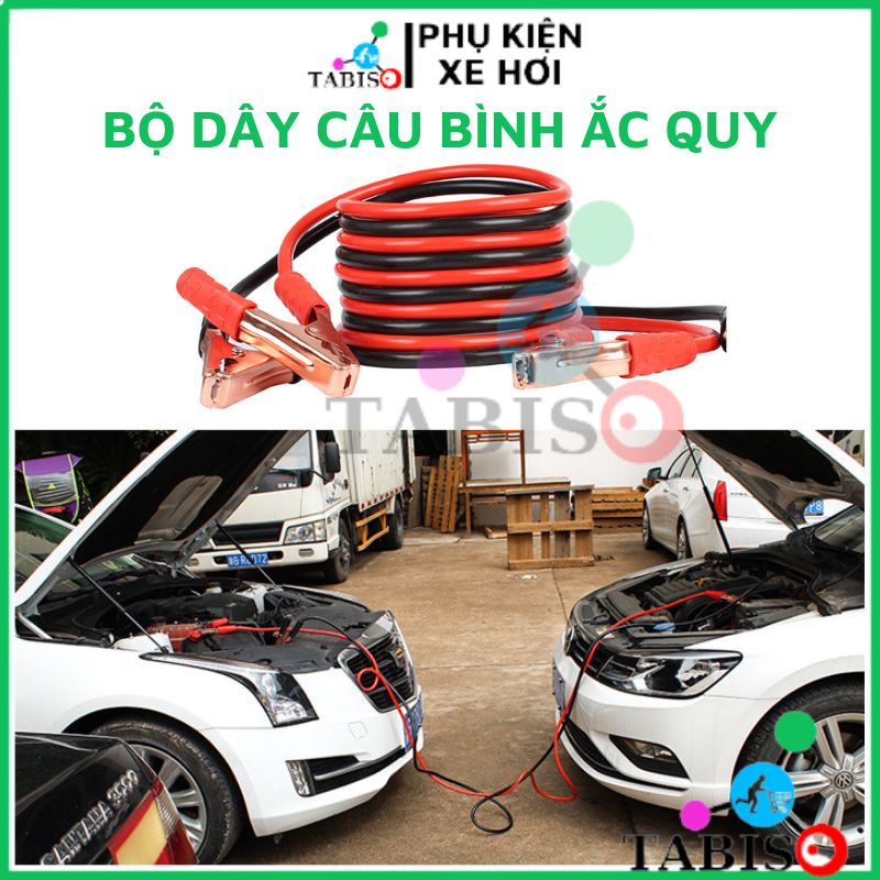 Bộ dây câu bình ắc qui 500A; 1000A lõi đồng lớn TABISO
