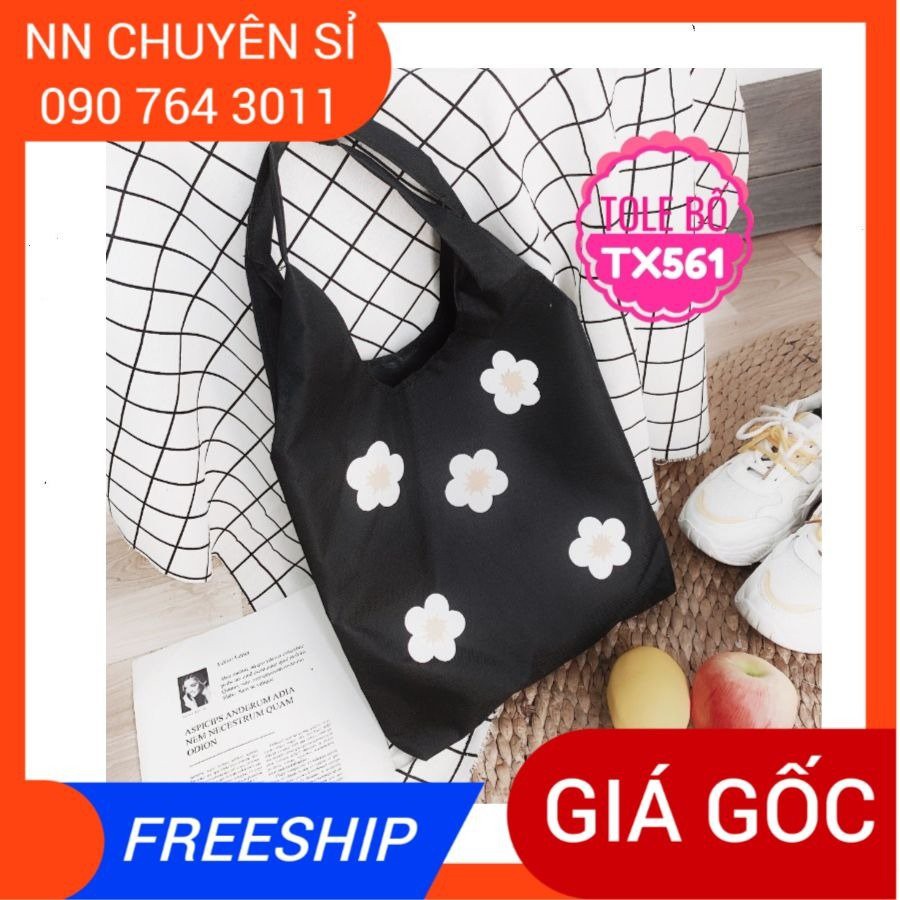 TÚI TOTE HOA CÚC - TÚI TOTE BỐ XINH - ẢNH THẬT SHOP CHỤP - TX561