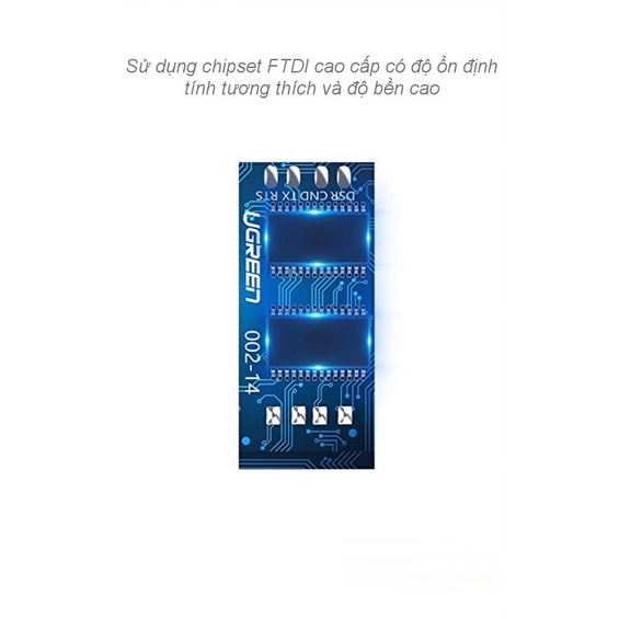 Cáp lập trình console USB Type C sang RJ45 dài 1.5m UGREEN 80186