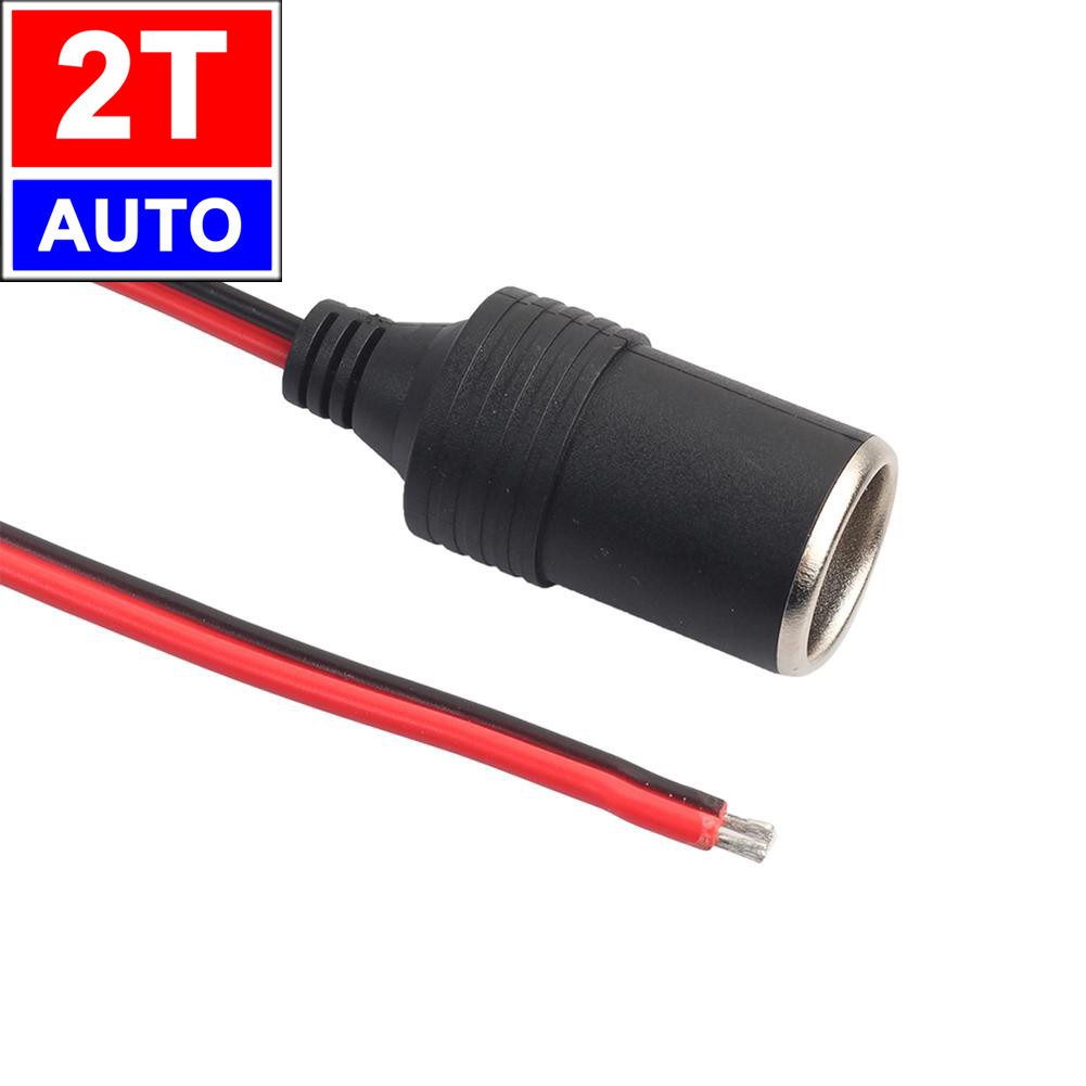 Đầu ổ Tẩu sạc đầu cái 12V 24V DC dùng để đấu chế camera cam hành trình và các thiết bị cho xe hơi ô tô loại tốt - 341