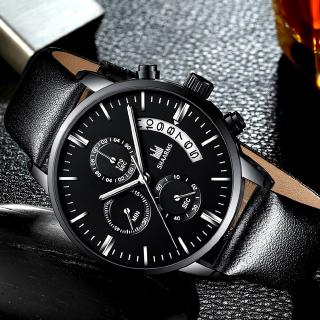 ĐồNg Hồ đEo Tay Nam Da Thể Thao NgàY Kinh Doanh ĐồNg Hồ BấM Giờ Chronograph Cho Nam