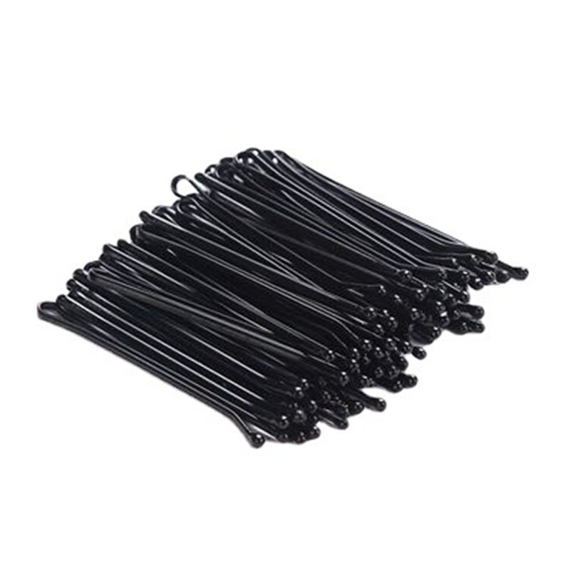 Kẹp tóc đẹp kẹp tăm xỉa màu đen bịch 50 cái thời trang dễ thương MEOW STORE KT01