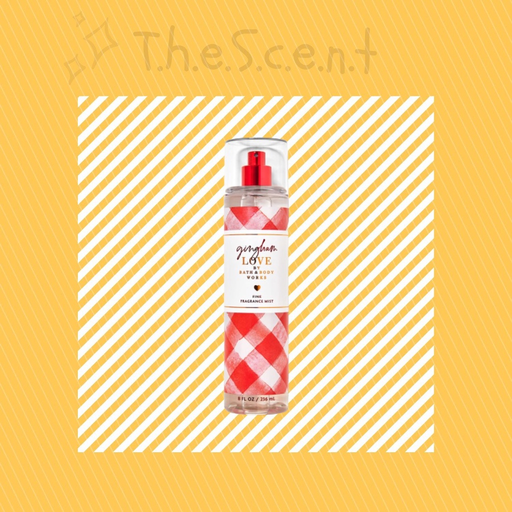 Xịt thơm body mist bath&body works - mùi gingham love -236ml