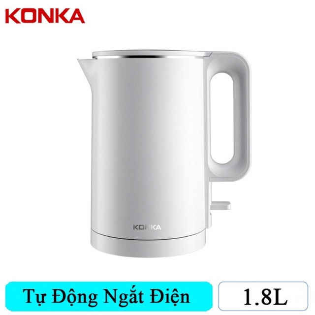 Ấm Siêu Tốc 2 Lớp Cách Nhiệt KONKA, Midea chính hãng