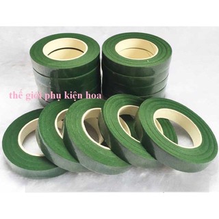 12 cuộn băng keo sáp xanh, nâu quấn cành