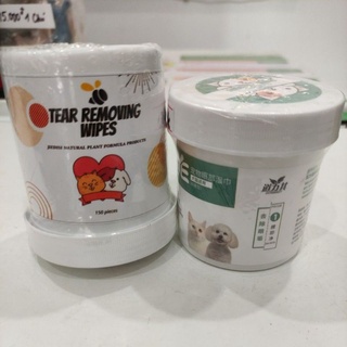 Bông lau vệt ố tai mắt cho chó mèo - Hộp 150M