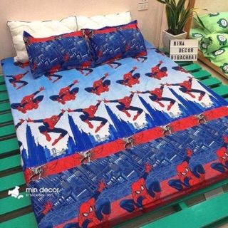 Bộ 5 Món Hè Cotton Poly Mẫu Siêu Nhân Nhện