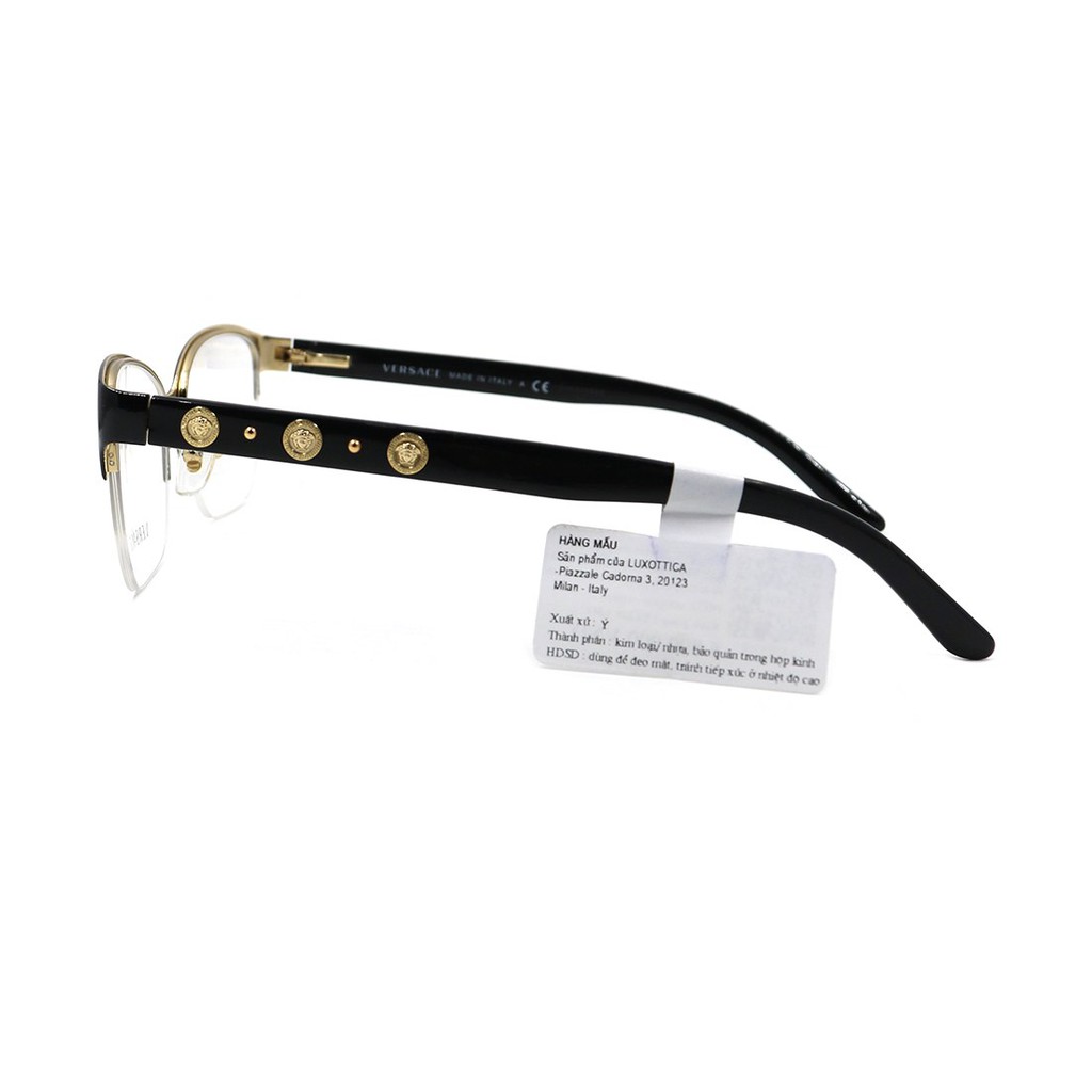 Gọng kính nam nữ thời trang Versace VE1224 1342 chính hãng, thiết kế dễ đeo bảo vệ mắt