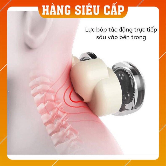 Gối massage cổ vai gáy đa năng - Công Nghệ Nhật Bản