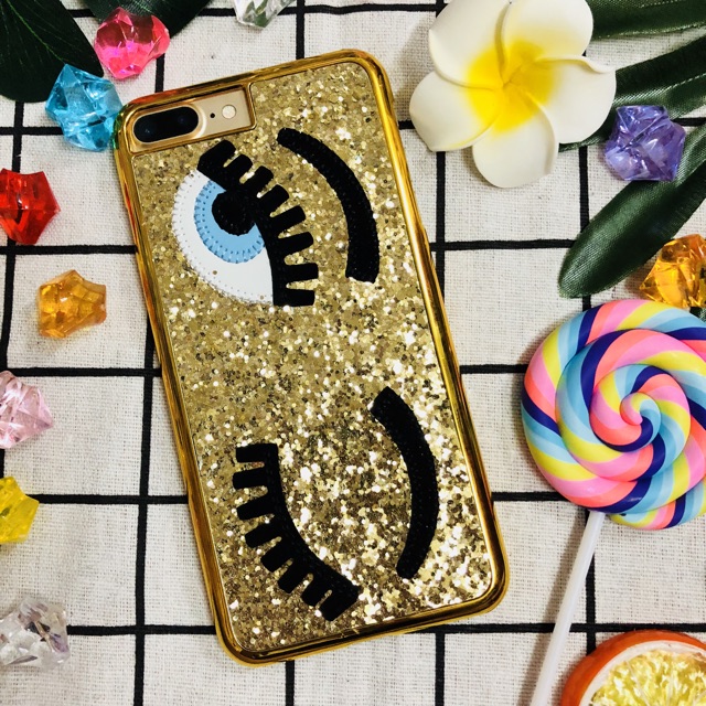 Ốp lưng hình mắt nhũ Hàn Quốc ip6 plus / 7plus / 8plus