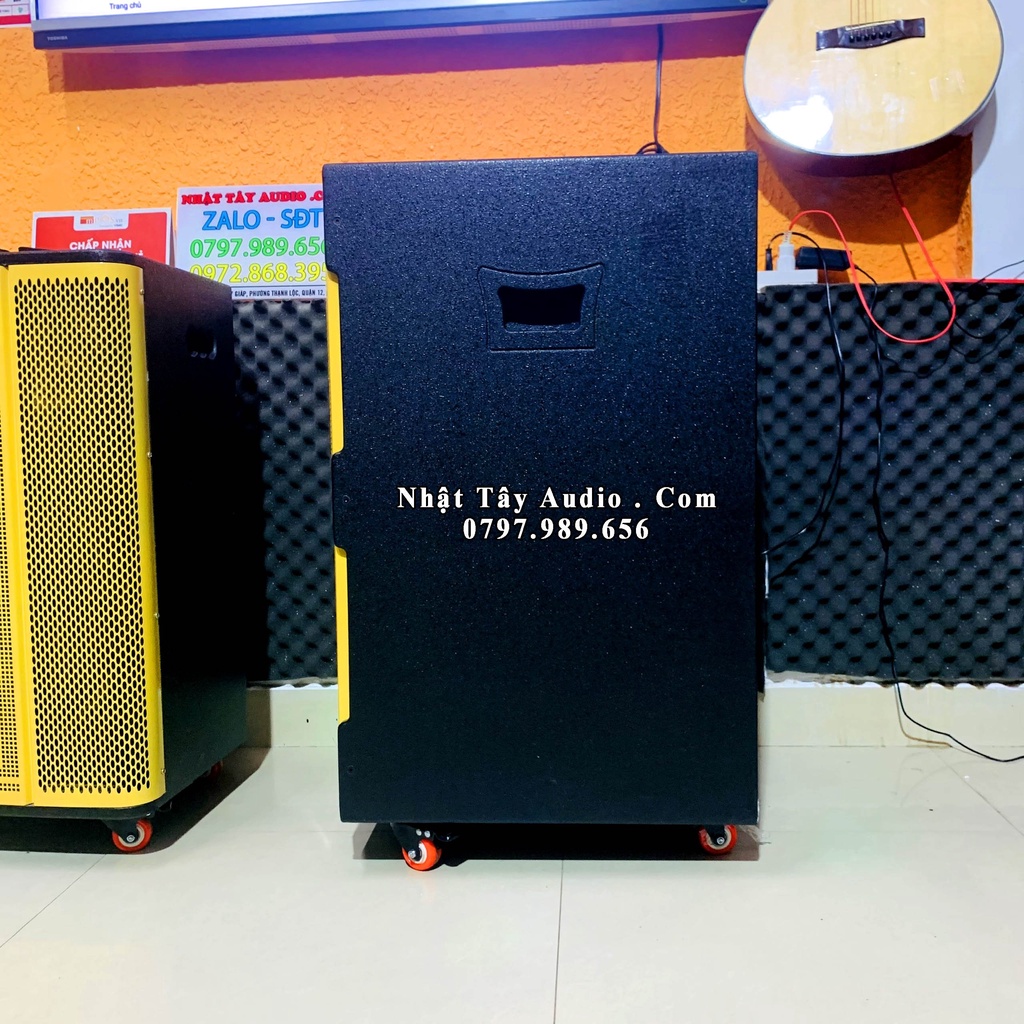 Loa kéo di động công suất lớn bass 5 tấc cao cấp, NT 9899 - Loa karaoke hát hay giá rẻ bass 50 mới nhất