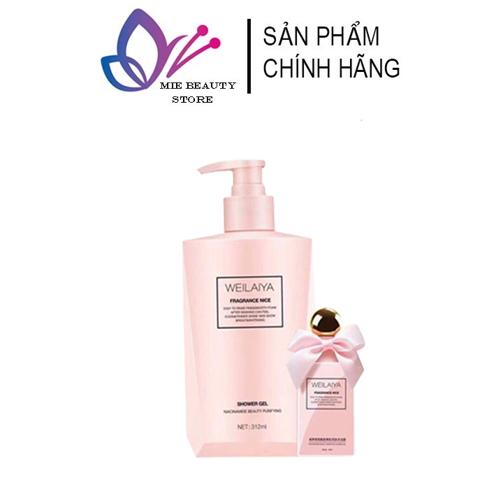 Sữa Tắm Weilaiya Trứng Cá Tầm, Sữa Tắm Hương Nước Hoa Giúp Dưỡng Da Mềm Mịn Chống Lão Hóa Chai 312ml