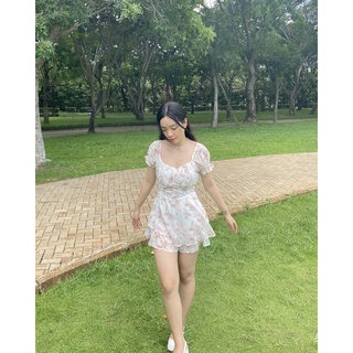 ( morningdudu) Jumpsuit Hoa_ Floral Jumpsuit