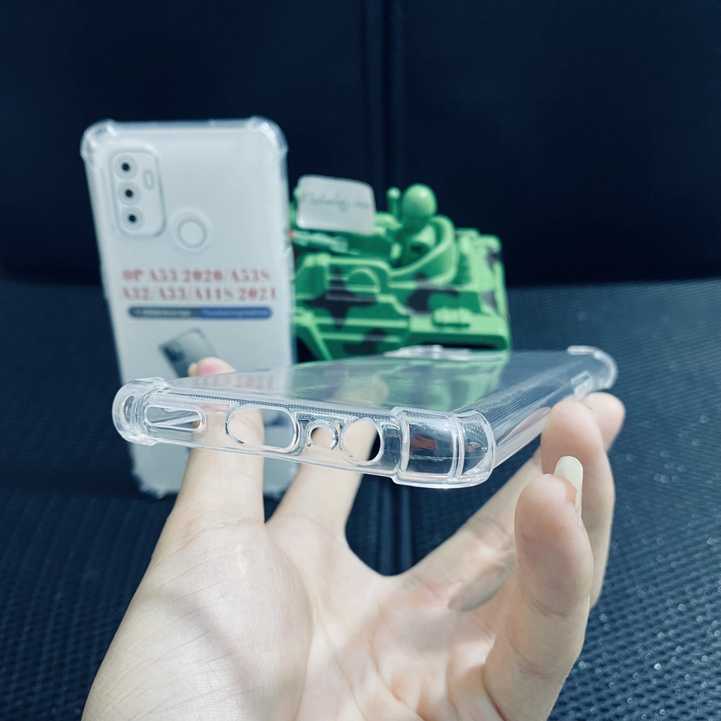 Ốp lưng chống sốc OPPO A53/ A32 dẻo trong suốt cao cấp bo 4 góc chống va đập
