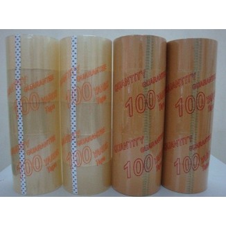 Băng keo trong 6F 100ya 1,2kg/cây ( 5 cuộn/cây)