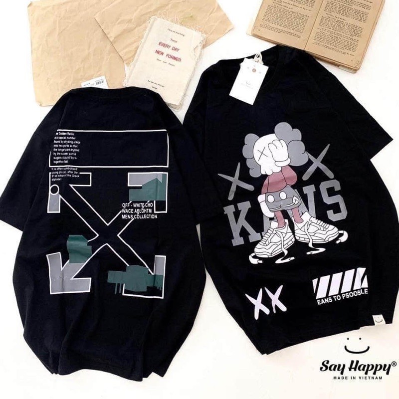 [Mã SKAMSALE06 giảm 10% tối đa 100K đơn 150K] Áo thun unisex from rộng cổ tròn tay lỡ freesize 38 - 70kg mũi tên xx | BigBuy360 - bigbuy360.vn