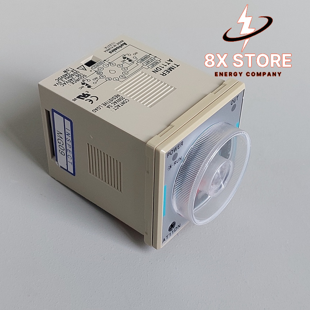 Rơle thời gian Autonics AT11DN ,Bộ đặt thời gian đa năng thời gian điều khiển 0,5s-100 giờ