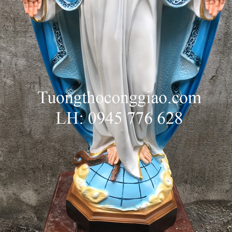 Tượng Đức Mẹ Ban Ơn 80cm