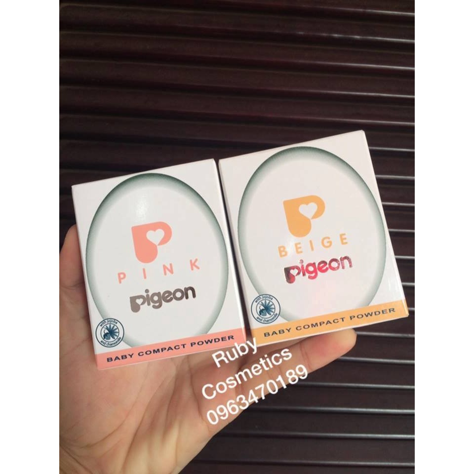 Phấn Nén Không Chì Pigeon Baby Compack Powder