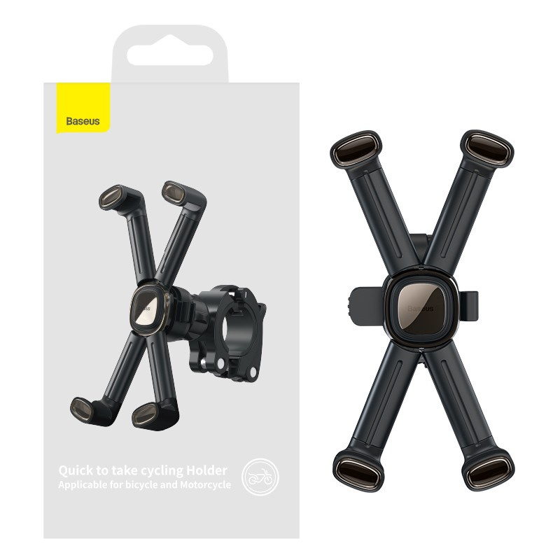 Giá đỡ Baseus gắn cho xe máy/xe đạp phù hợp cho điện thoại 4.7-6.7 inch