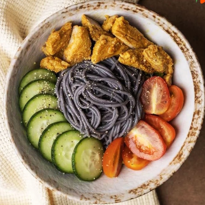 Bún gạo lứt đen hữu cơ ONFOD ăn kiêng giảm cân thực dưỡng eatclean cho người tiểu đường gym yoga bà bầu 500g