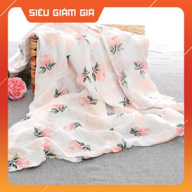 Khăn Muslin swaddle Sợi tre cho bé