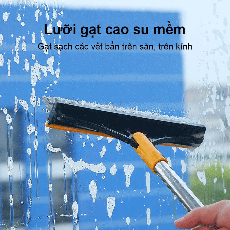 Chồi Chà Sàn Nhà Tắm BELLVIE Cây chà Sàn Nhà Vệ Sinh Thông Minh Tiện Lợi Lắp Ráp Đơn Giản